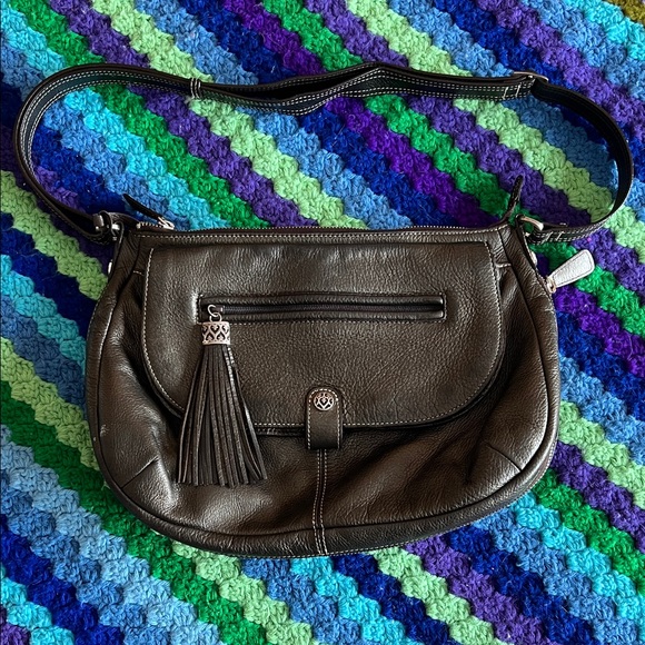 Brighton Handbags - Gun metal metallic Brighton bag